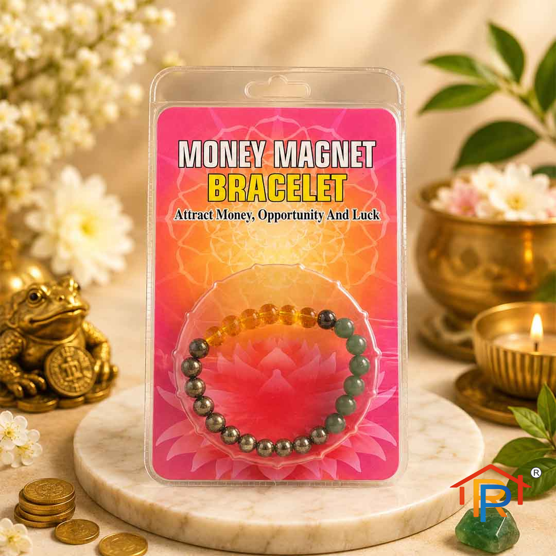 Money Magnet Bracelet with Pyrite, Green Aventurine, Yellow Aventurine, Crystals and Hakik, Attracts Wealth, Opportunity and Luck