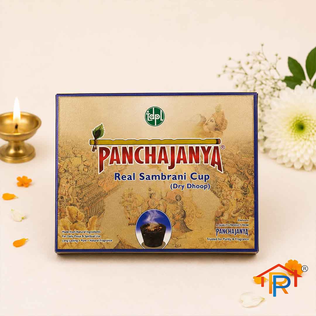 PANCHAJANYA Sambrani Cup Sanda | Havan | Real Sambrani Cup | Dry Dhoop