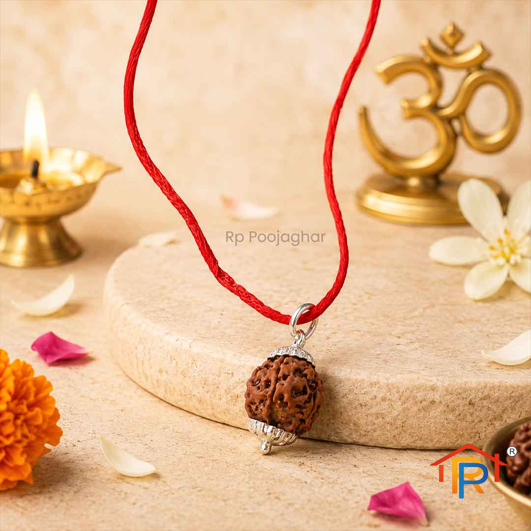 Rudraksham 4 Mukhi Rudraksha | 100% Natural Original Rudraksha | Lab Certified | Four Mukhi Rudraksha for Meditation, Puja & Spiritual Practices