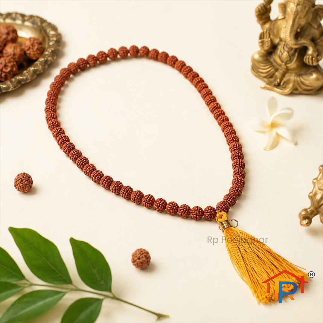 Rudraksham 5 Mukhi Rudraksha | 100% Natural Original Rudraksha | Lab Certified | Five Mukhi Rudraksha for Meditation, Puja & Spiritual Practices