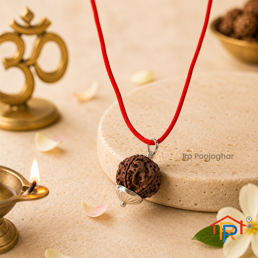 Rudraksham 6 Mukhi Rudraksha | 100% Natural Original Rudraksha | Lab Certified | Six Mukhi Rudraksha for Meditation, Puja & Spiritual Practices