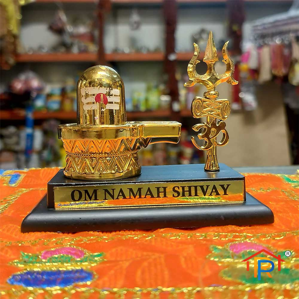RP PoojaGhar Shiv Shankar Showpiece | Premium Lord Shiva Decorative Idol
