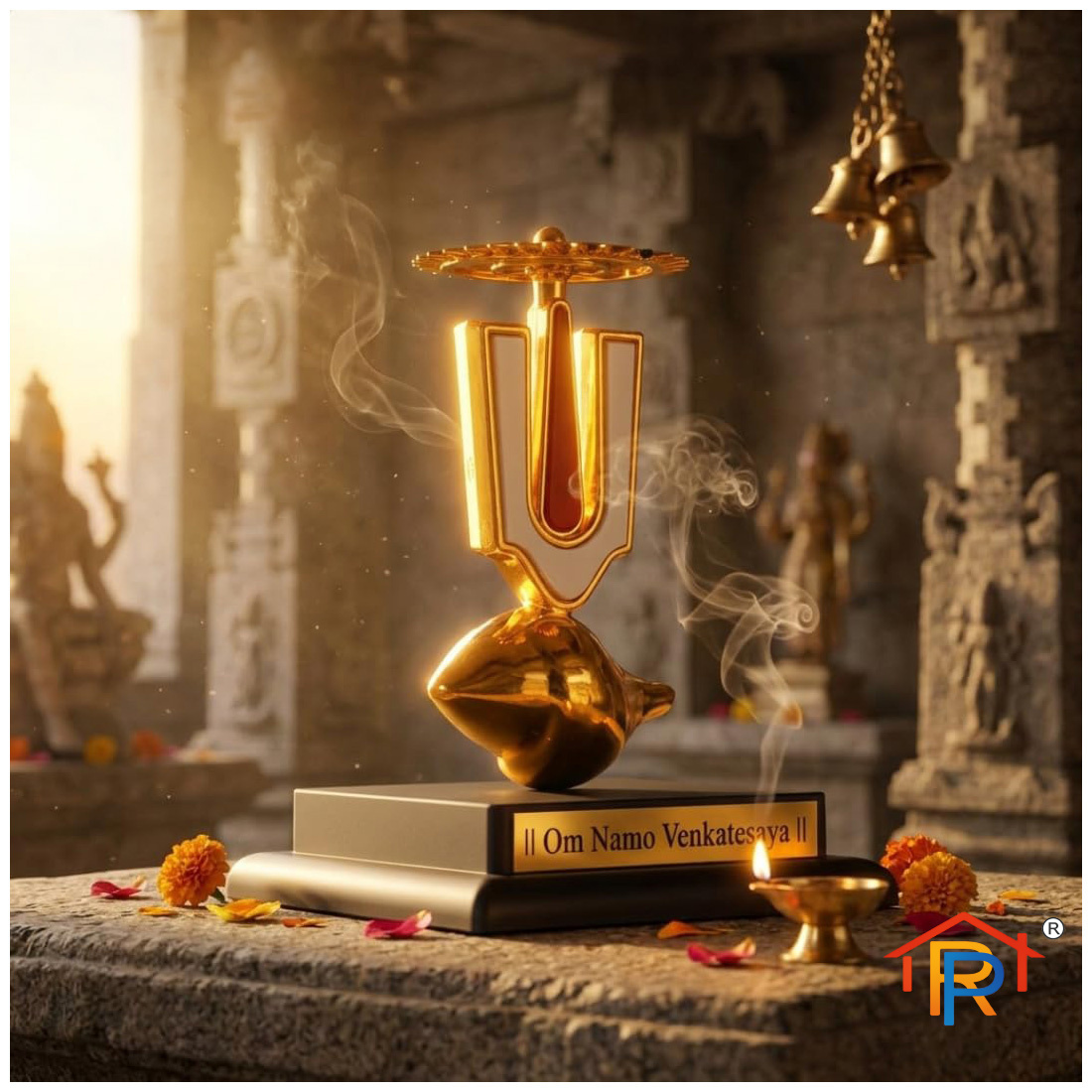 RP PoojaGhar Lord Balaji Statue | Premium Tirupati Balaji Idol