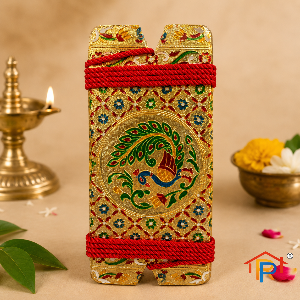 RP PoojaGhar Teej Pavitra Jhula | Decorative Swing for Laddu Gopal