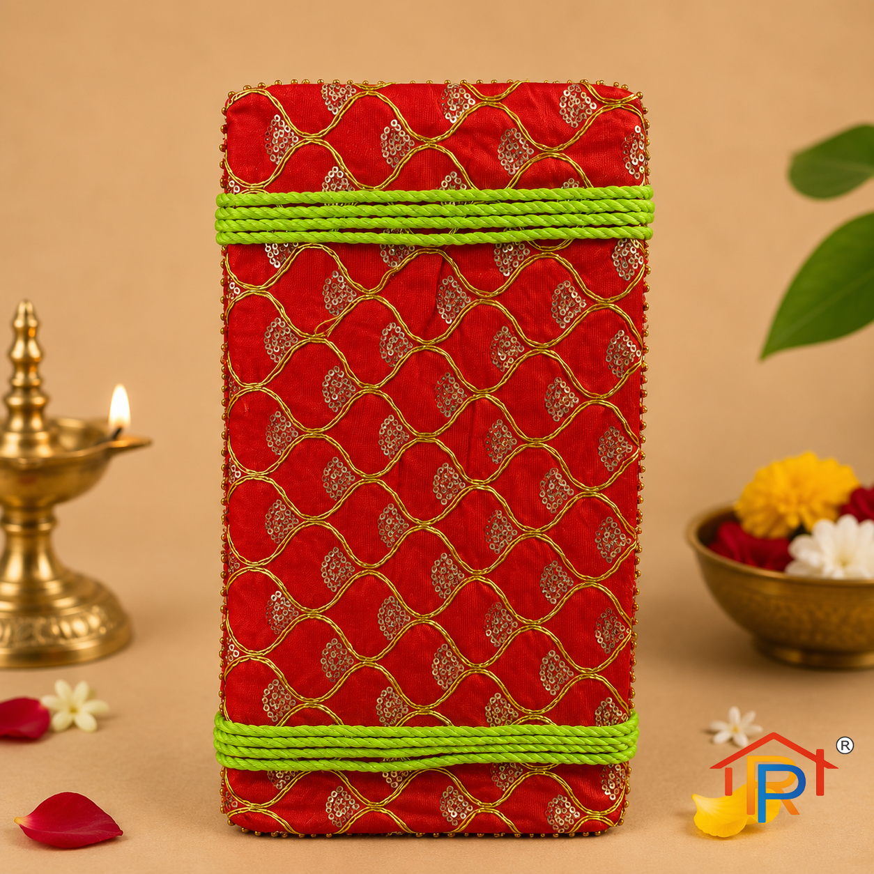 RP PoojaGhar Teej Nandlal Jhula | Decorative Swing for Laddu Gopal