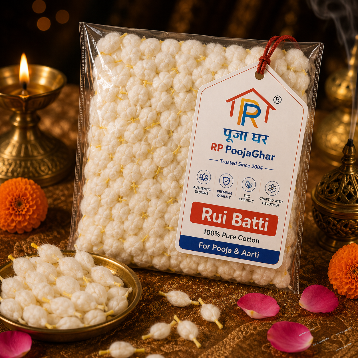 RP GHEE BATTI PACK OF 100PC